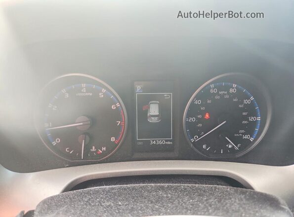 2T3BFREV0HW568773 2017 TOYOTA RAV4 Blue ხელსაწყოთა პანელის ხედი