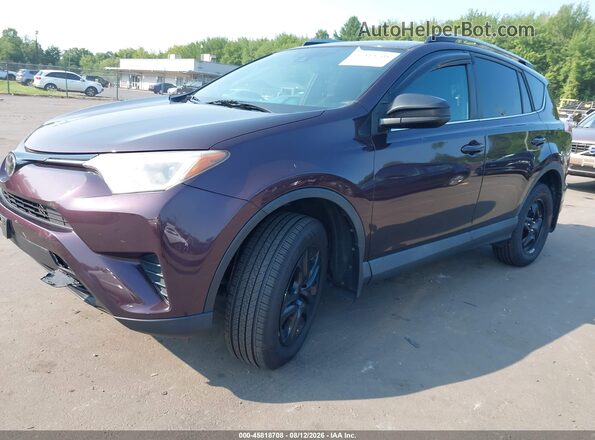 2T3BFREV0HW620256 2017 TOYOTA RAV4 Purple წინა მარცხენა ხედი სამი მეოთხედიდან