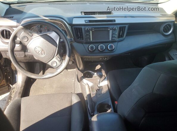 2T3BFREV1GW478501 2016 TOYOTA RAV4 Black წინა პანელის ხედი