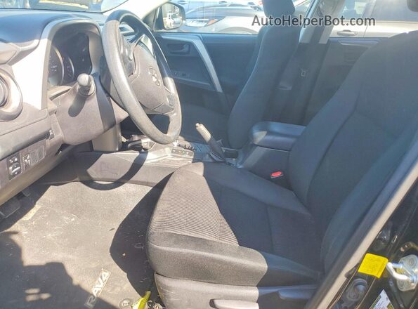 2T3BFREV1GW478501 2016 TOYOTA RAV4 Black წინა სალონის ხედი