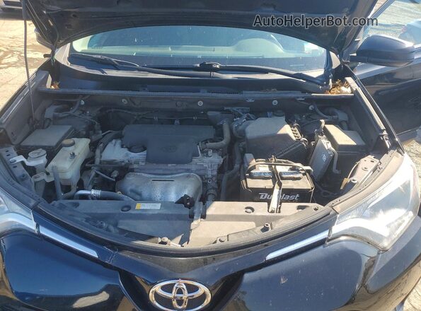 2T3BFREV1GW478501 2016 TOYOTA RAV4 Black ძრავის განყოფილების ხედი