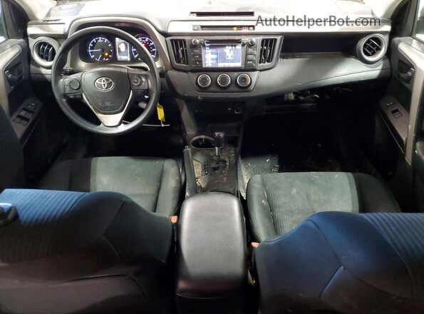 2T3BFREV1HW625322 2017 TOYOTA RAV4 Black Առջևի վահանակի տեսք