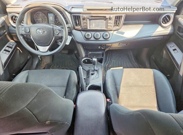 2T3BFREV1HW654528 2017 TOYOTA RAV4 Black Vista del salpicadero