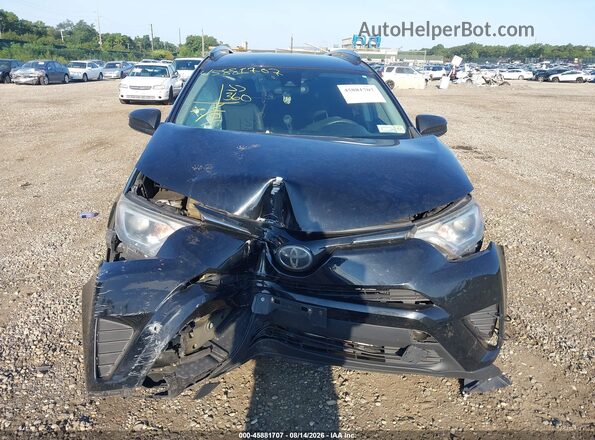 2T3BFREV1HW674553 2017 TOYOTA RAV4 Black Instrument cluster view