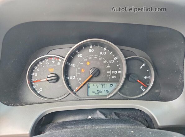 2T3BFREV2GW520450 2016 TOYOTA RAV4 Silver Vista del cuadro de instrumentos