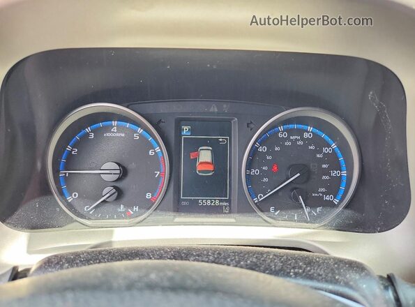 2T3BFREV2HW601563 2017 TOYOTA RAV4 Silver ხელსაწყოთა პანელის ხედი