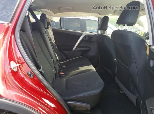 2T3BFREV2JW749914 2018 TOYOTA RAV4 Red Rear interior view