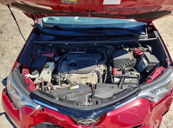 2T3BFREV2JW749914 2018 TOYOTA RAV4 Red Engine compartment view