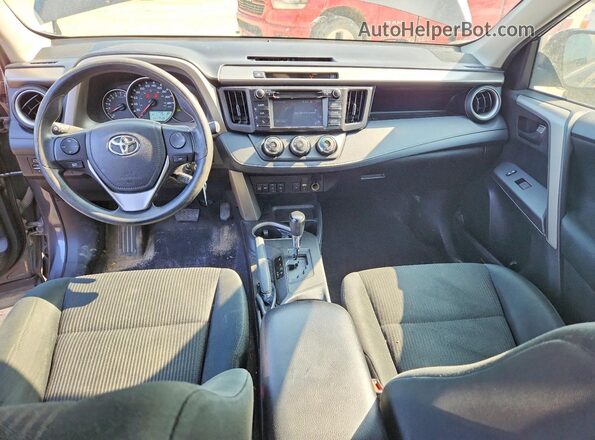 2T3BFREV3GW426755 2016 TOYOTA RAV4 Gray Widok deski rozdzielczej