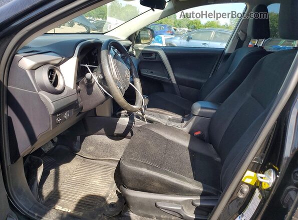 2T3BFREV3HW573613 2017 TOYOTA RAV4 Black წინა სალონის ხედი