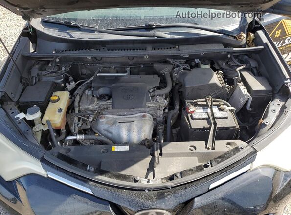 2T3BFREV3HW573613 2017 TOYOTA RAV4 Black ძრავის განყოფილების ხედი
