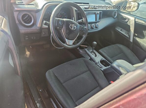 2T3BFREV3JW711818 2018 TOYOTA RAV4 Maroon Dashboard view