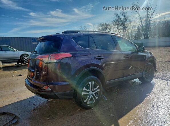 2T3BFREV3JW711818 2018 TOYOTA RAV4 Maroon Rear right