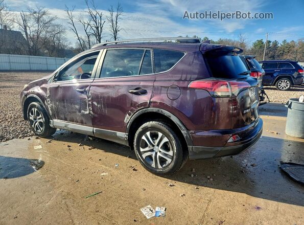 2T3BFREV3JW711818 2018 TOYOTA RAV4 Maroon Rear left