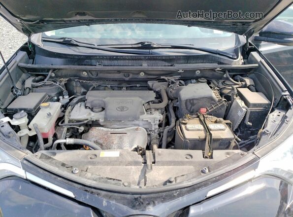 2T3BFREV4HW603010 2017 TOYOTA RAV4 Черный Вид подкапотного пространства
