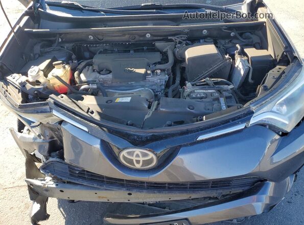 2T3BFREV4HW603489 2017 TOYOTA RAV4 Charcoal ძრავის განყოფილების ხედი