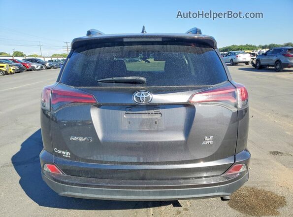 2T3BFREV4HW603489 2017 TOYOTA RAV4 Charcoal უკანა ხედი