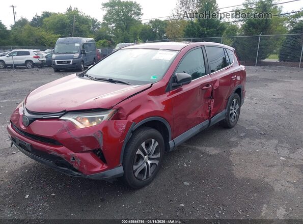 2T3BFREV4JW810566 2018 TOYOTA RAV4 Красный Передняя левая четверть