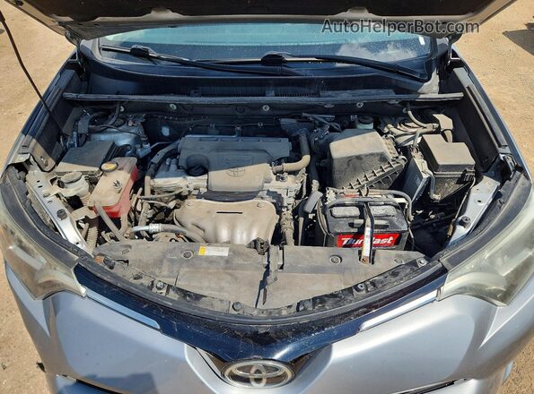 2T3BFREV5HW566100 2017 TOYOTA RAV4 Silver Вид підкапотного простору