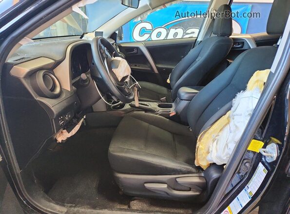 2T3BFREV5JW759675 2018 TOYOTA RAV4 Black Front interior view
