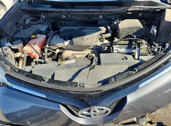 2T3BFREV6GW446191 2016 TOYOTA RAV4 Gray Vista del compartimento del motor