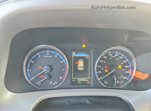 2T3BFREV6HW647249 2017 TOYOTA RAV4 Gray Vista del cuadro de instrumentos