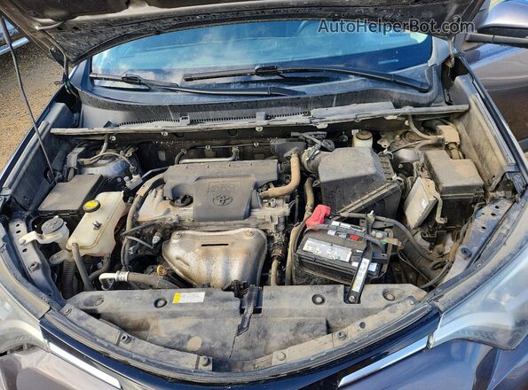 2T3BFREV6HW647249 2017 TOYOTA RAV4 Gray Vista del compartimento del motor