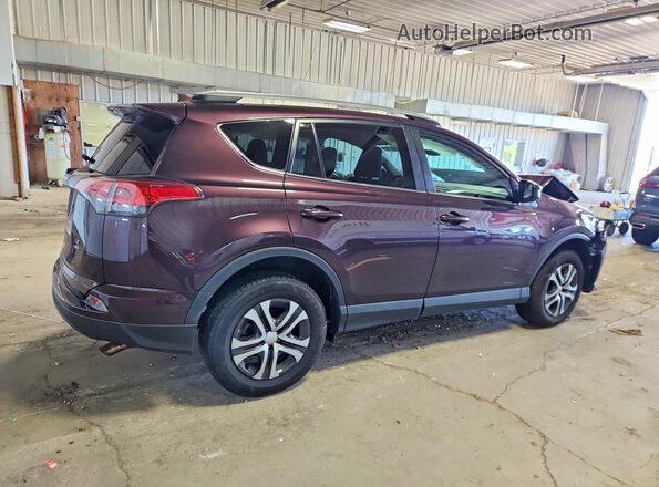 2T3BFREV6HW659255 2017 TOYOTA RAV4 Burgundy Trasero derecho