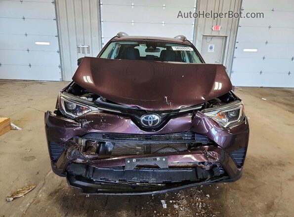 2T3BFREV6HW659255 2017 TOYOTA RAV4 Burgundy Vista frontal