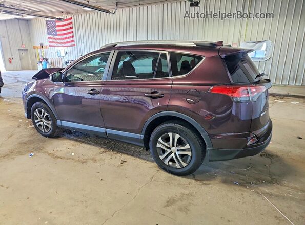 2T3BFREV6HW659255 2017 TOYOTA RAV4 Burgundy Trasero izquierdo