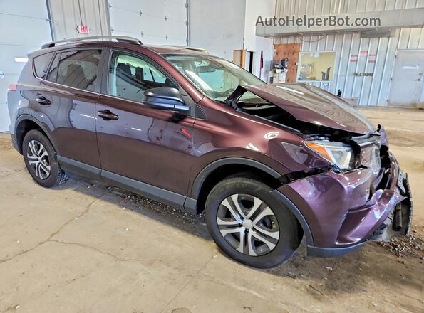 2T3BFREV6HW659255 2017 TOYOTA RAV4 Burgundy Delantero derecho