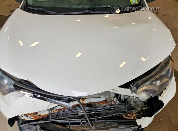 2T3BFREV6JW747079 2018 TOYOTA RAV4 White Vista del compartimento del motor