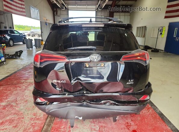 2T3BFREV6JW765551 2018 TOYOTA RAV4 Black Հետևի տեսք