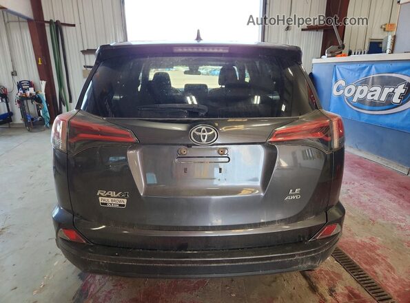 2T3BFREV6JW776565 2018 TOYOTA RAV4 Gray Vista trasera