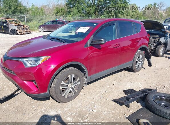 2T3BFREV6JW781202 2018 TOYOTA RAV4 Red Przód lewy