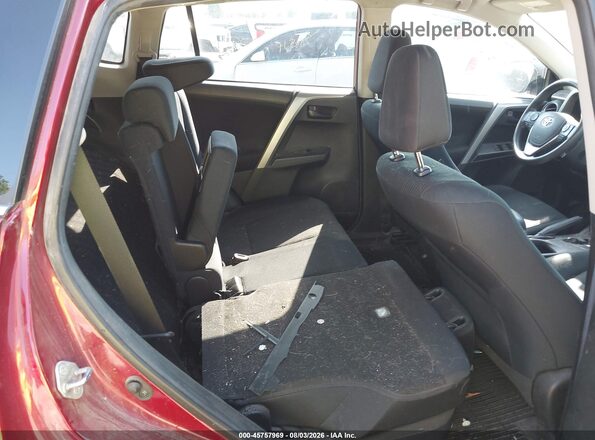 2T3BFREV6JW781202 2018 TOYOTA RAV4 Red Widok naklejki z numerem VIN