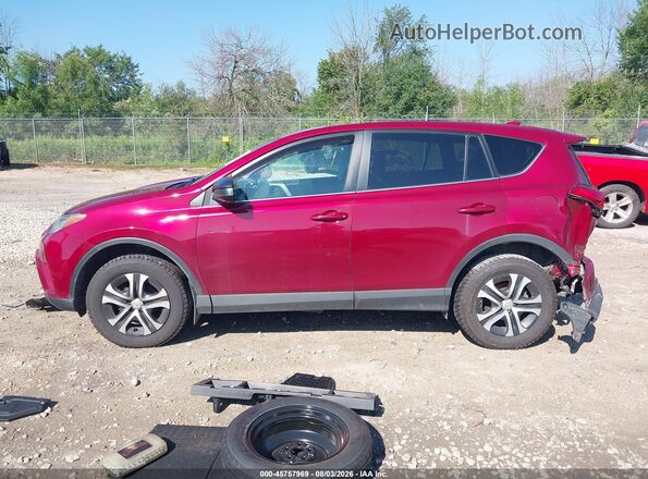 2T3BFREV6JW781202 2018 TOYOTA RAV4 Red 