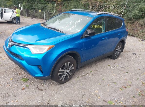 2T3BFREV7GW451013 2016 TOYOTA RAV4 Blue Առջևի ձախ երեք քառորդ տեսարան