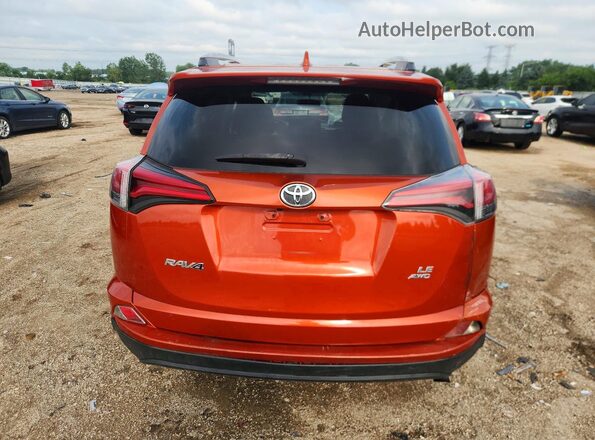 2T3BFREV7GW460262 2016 TOYOTA RAV4 Оранжевый Вид сзади