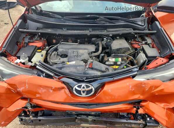2T3BFREV7GW460262 2016 TOYOTA RAV4 Оранжевый Вид задней части салона