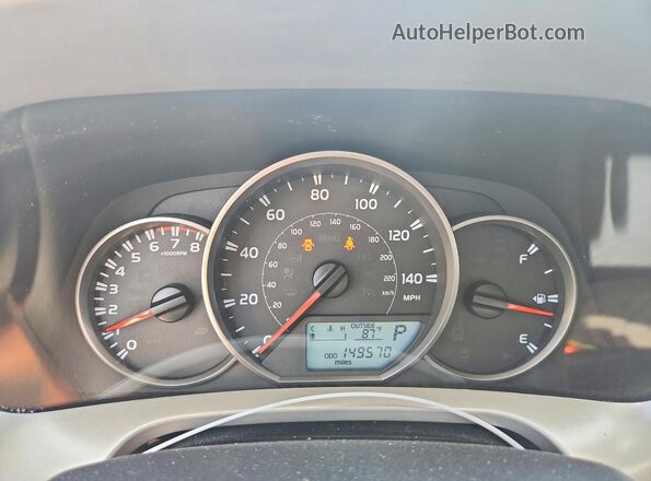 2T3BFREV7GW503692 2016 TOYOTA RAV4 Burgundy Instrument cluster view
