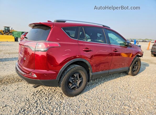2T3BFREV7JW725950 2018 TOYOTA RAV4 Burgundy Rear right