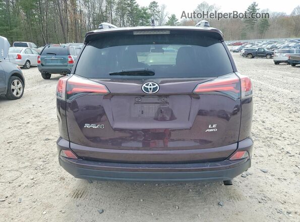 2T3BFREV7JW820587 2018 TOYOTA RAV4 Purple უკანა ხედი