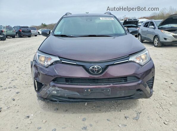 2T3BFREV7JW820587 2018 TOYOTA RAV4 Purple წინა ხედი