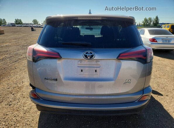 2T3BFREV8GW489897 2016 TOYOTA RAV4 Silver Вид задніх сидінь