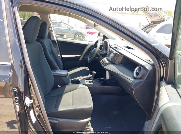 2T3BFREV8HW603334 2017 TOYOTA RAV4 Black Widok wnętrza z przodu