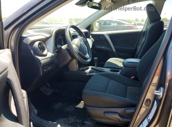 2T3BFREV8JW778026 2018 TOYOTA RAV4 Gray Widok wnętrza z przodu