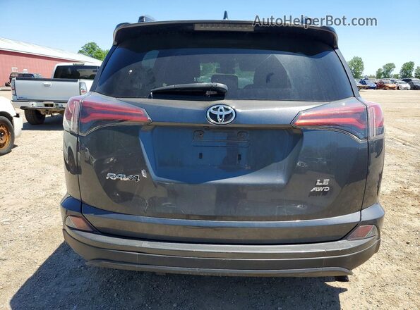 2T3BFREV8JW778026 2018 TOYOTA RAV4 Gray Widok z tyłu
