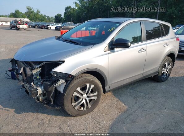 2T3BFREV8JW852514 2018 TOYOTA RAV4 Silver Առջևի ձախ երեք քառորդ տեսարան