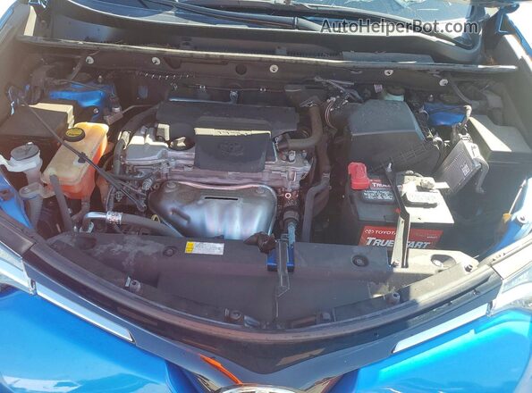 2T3BFREV9GW413430 2016 TOYOTA RAV4 Синий Вид задней части салона